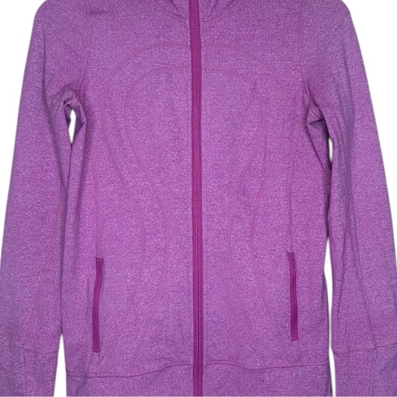 Lululemon In Stride Zip Up Jacket Heathered Ultra Violet - Picture 3 of 11